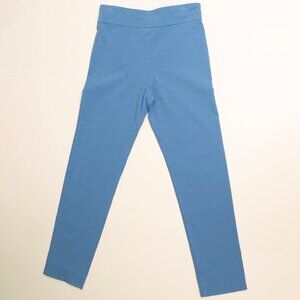 Krazy Larry Pants - Womens 6 - Blue Stretch Ankle Trouser Pull On